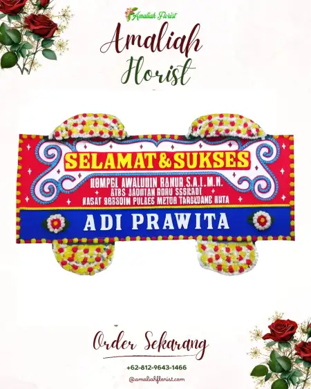 Papan Bunga Ucapan Selamat Ambartawang